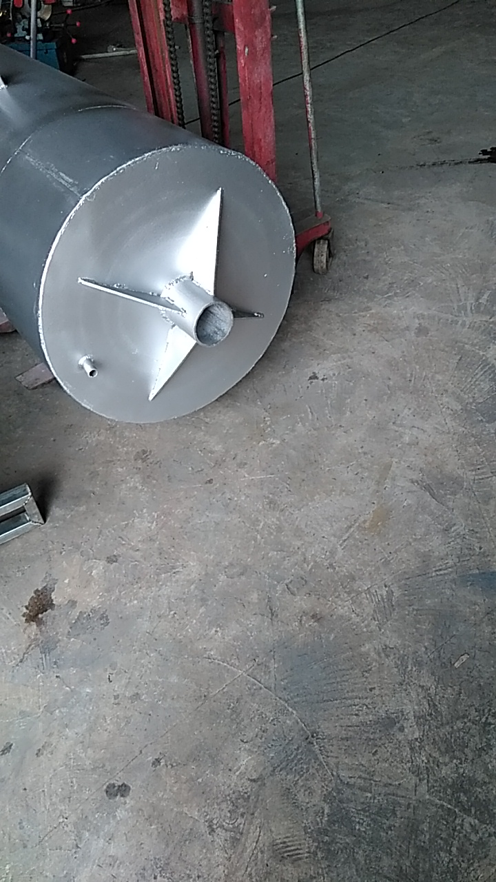 陕西榆林中煤化工厂高温高压蒸汽排气消音器（消声器）生产完成